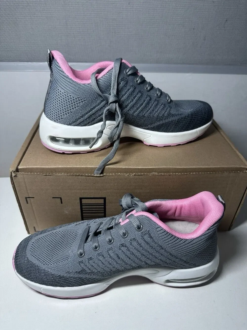 Mishansha Women's Fashion Sneakers Ultra Lightweight Breathable Sz 9